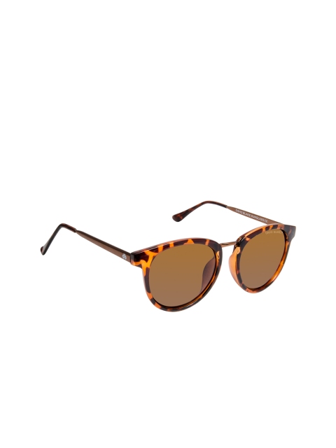 

David Blake Unisex Round Sunglasses, Brown
