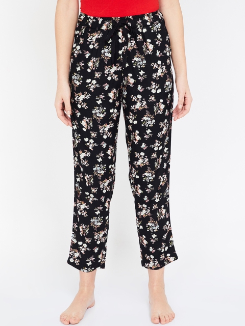 

Ginger by Lifestyle Women Black Printed Lounge Pants
