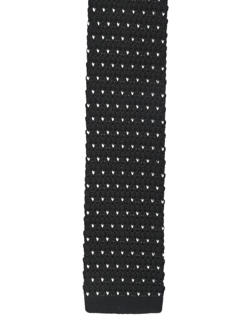 

Calvadoss Black & White Printed Skinny Tie