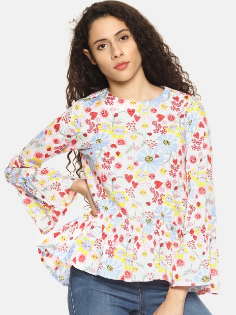 

AARA Women Multicoloured Printed A-Line Top, Multi