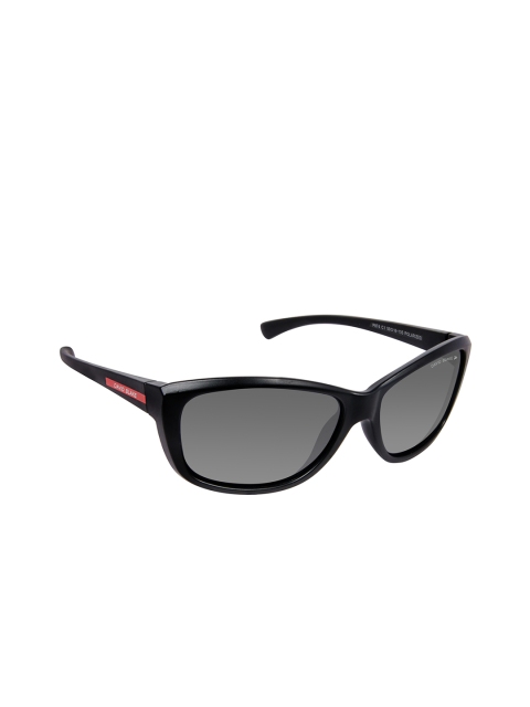 

David Blake Unisex Oval Sunglasses NSGDB1423, Grey