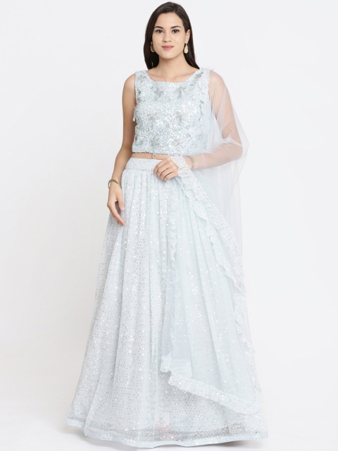 

Koskii Blue Ready to Wear Lehenga & Blouse with Dupatta