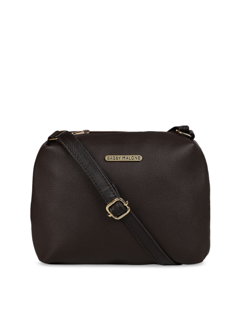 

Bagsy Malone Brown Solid Sling Bag