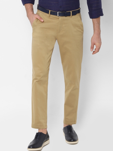 

Allen Solly Men Beige Slim Fit Solid Regular Trousers