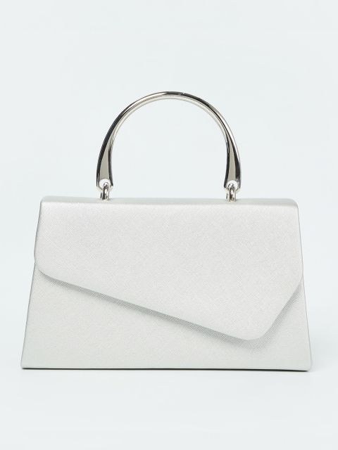 

CODE by Lifestyle Silver-Toned Solid Clutch