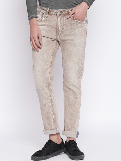 

Killer Men Brown Slim Fit Mid-Rise Clean Look Jeans