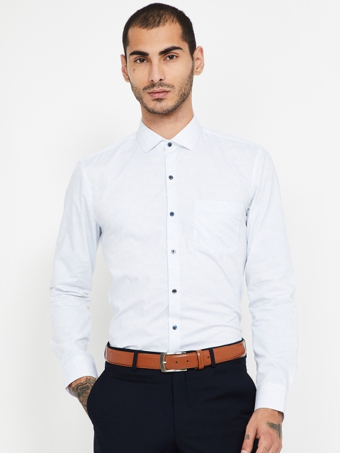 

CODE by Lifestyle Men Blue Slim Fit Printed Formal Shirt