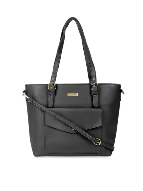 

Kielz Black Solid Shoulder Bag
