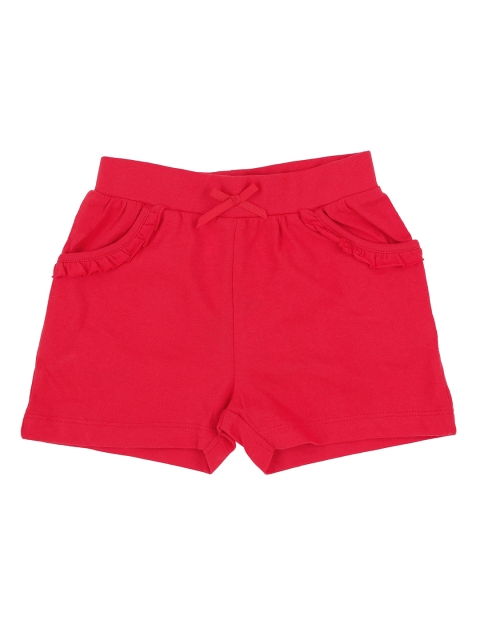 

Pantaloons Baby Girls Red Hot Pants Shorts