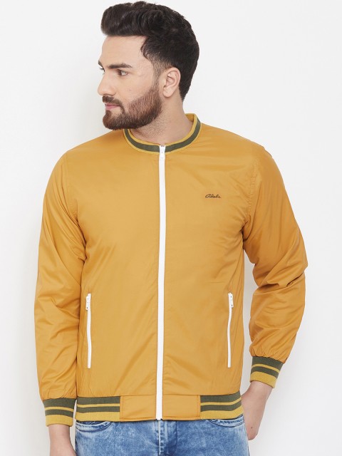 

Adobe Men Yellow Solid Bomber