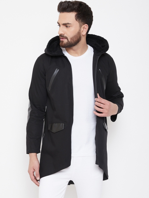 

FUGAZEE Men Black Solid Tailored Jacket