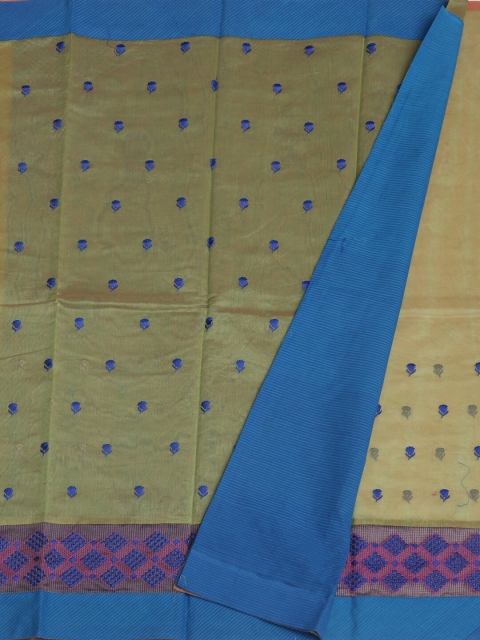 

Pothys Green Woven Design Supernet Saree