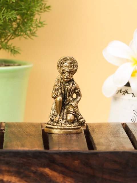 

Imli Street Gold-Toned Brass Lord Hanuman Idol