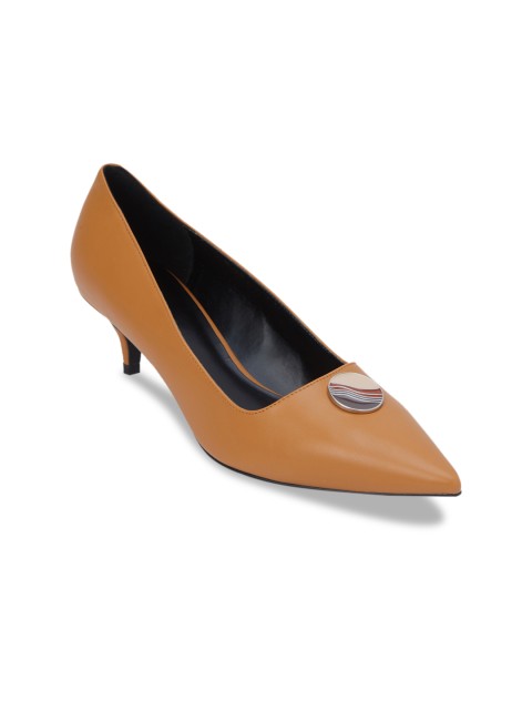 

CHARLES & KEITH Women Brown Solid Pumps