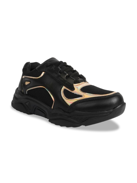 

ZAPATOZ Women Black Colourblocked Sneakers