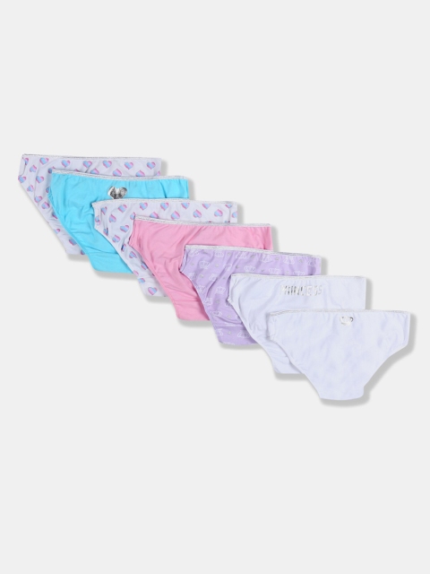

The Childrens Place Girls Pack Of 7 Assorted Basic Briefs