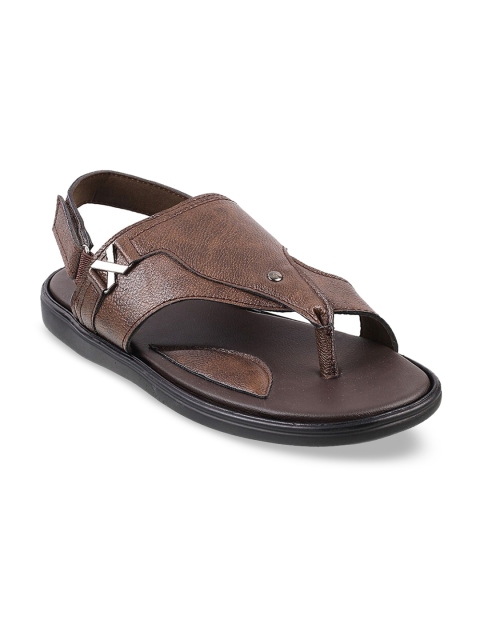 

WALKWAY Men Brown Comfort Sandals