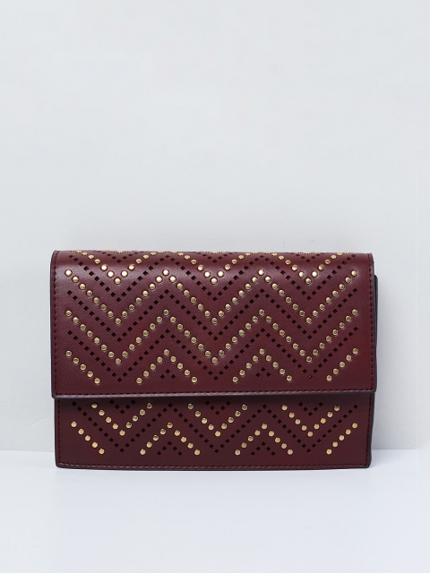 

max Maroon Embellished Sling Bag
