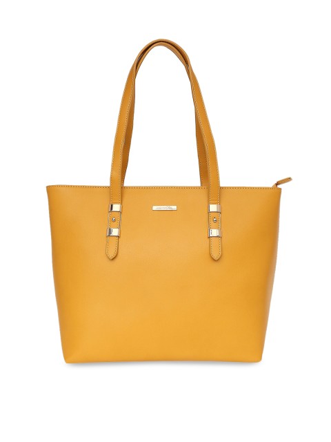 

Forever Glam by Pantaloons Mustard Solid Shoulder Bag