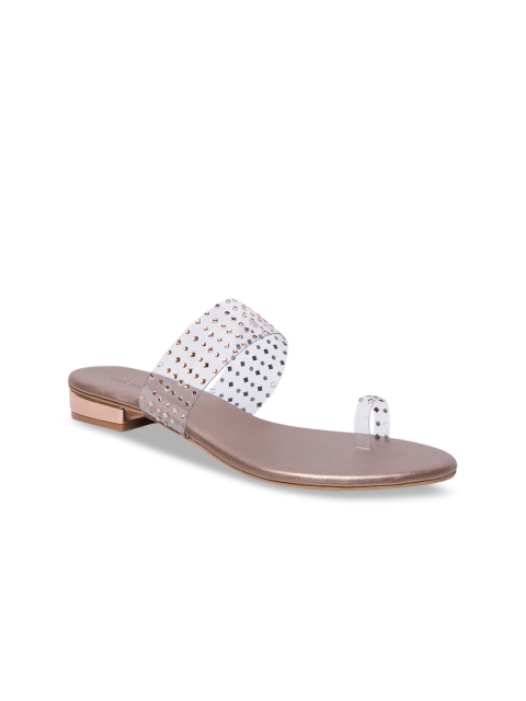 

Inc 5 Women Brown Embellished One Toe Flats