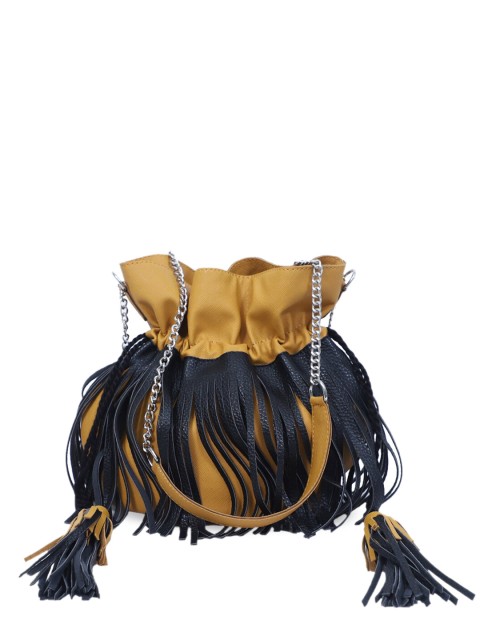 

Diwaah Yellow Solid Clutch