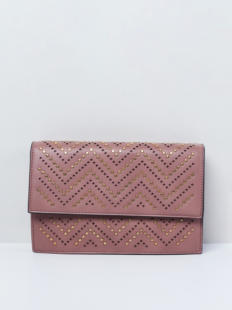 

max Nude Pink Embellished Sling Bag