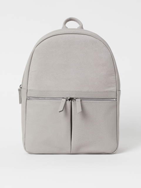 

H&M Women Grey Solid Backpack