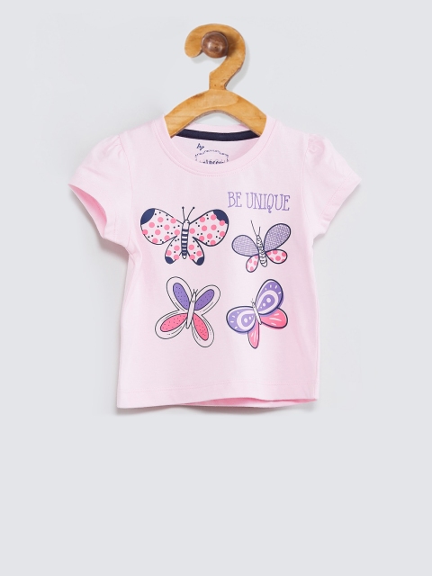 

max Girls Pink Printed Top