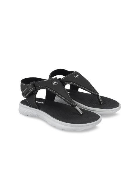 

Adda Women Black Solid T-Strap Flats