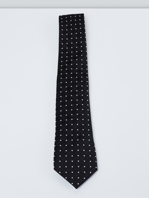 

max Black Printed Broad Tie