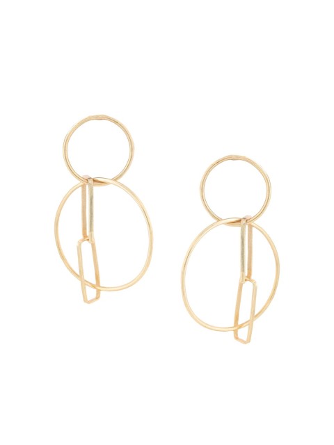 

Tistabene Gold-Toned Contemporary Drop Earrings