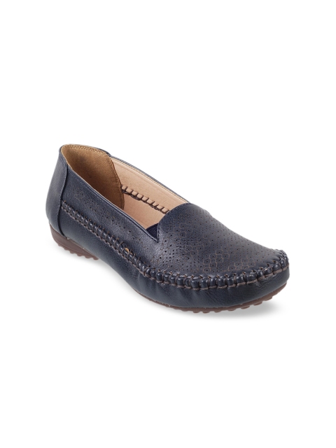 

WALKWAY Women Blue Solid Ballerinas