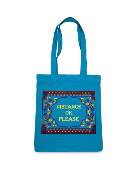 

Voylla Blue Printed Handheld Bag
