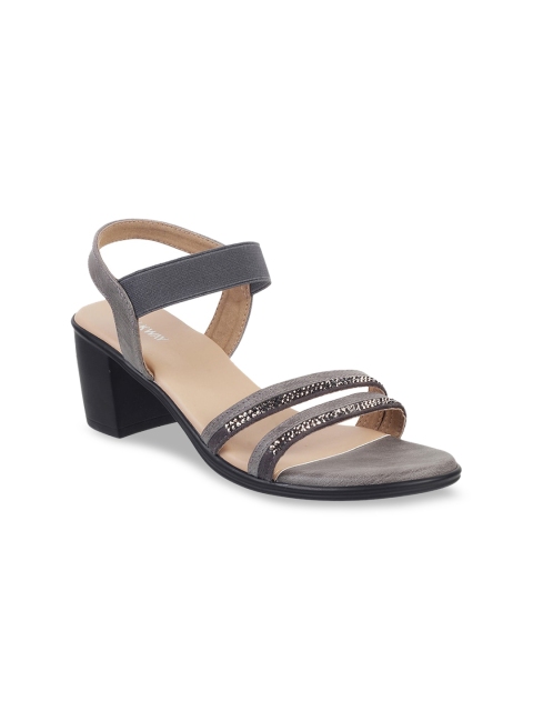 

WALKWAY Women Grey Embellished Heels