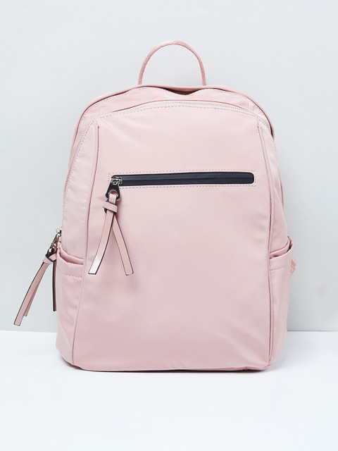 

max Women Nude Pink Solid Backpack