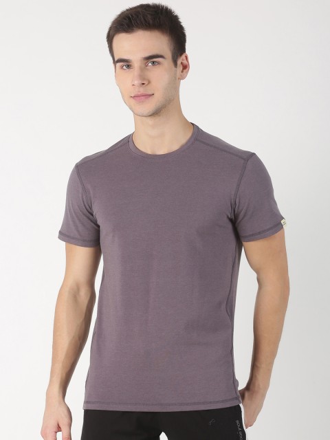 

Soul Space Men Grey Solid Round Neck T-shirt