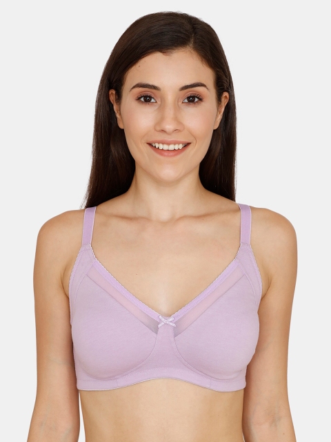 

Zivame Lavender Solid Non-Wired Non Padded Everyday Bra ZI10ITCOREEPURP