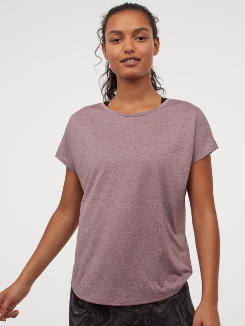 

H&M Women Pink Printed Blouson Top