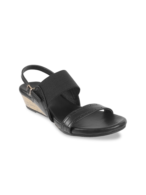 

Metro Women Black Solid Wedges