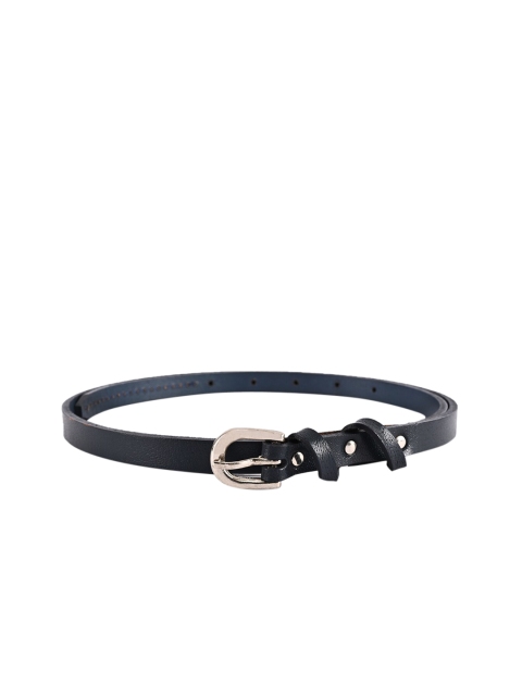 

BuckleUp Women Black Solid Belt