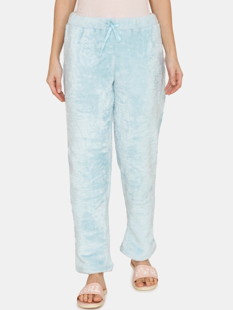 

Zivame Women Blue Printed Lounge Pants