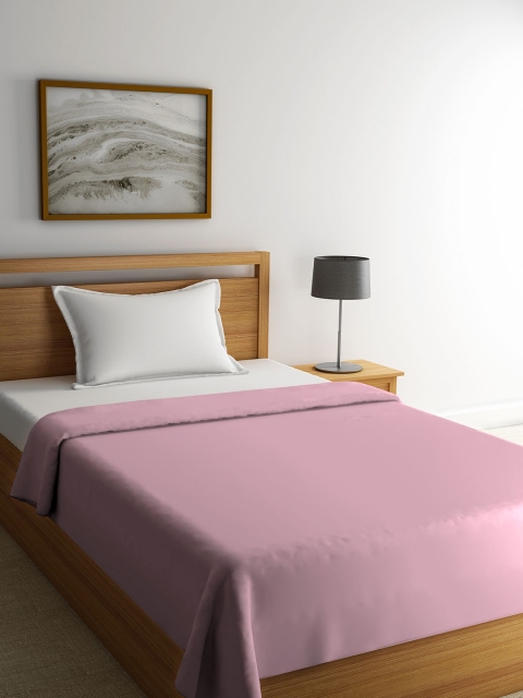 

Portico New York Pink Solid Mild Winter 150 GSM Single Bed Blanket