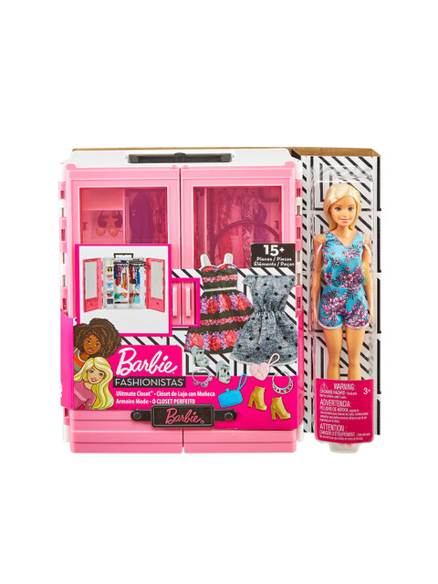 

Barbie Kids Beige & Pink Ultimate Closet Doll & Accessory