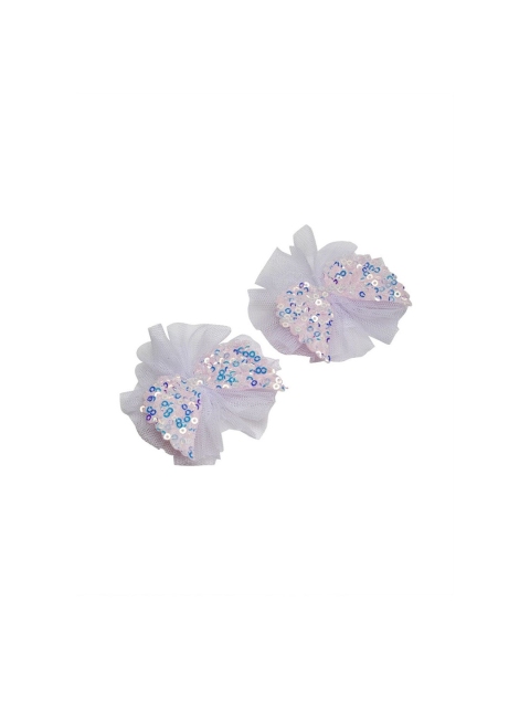 

Stoln Girls White Set of 2 Embellished Alligator Hair Clip