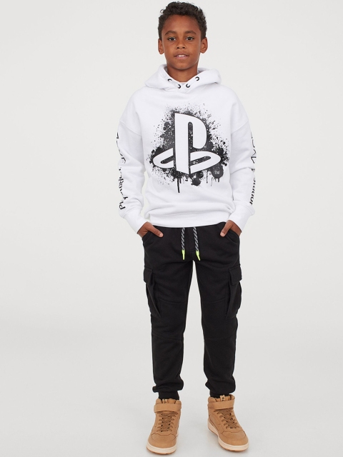 

H&M Boys Black Cargo Joggers
