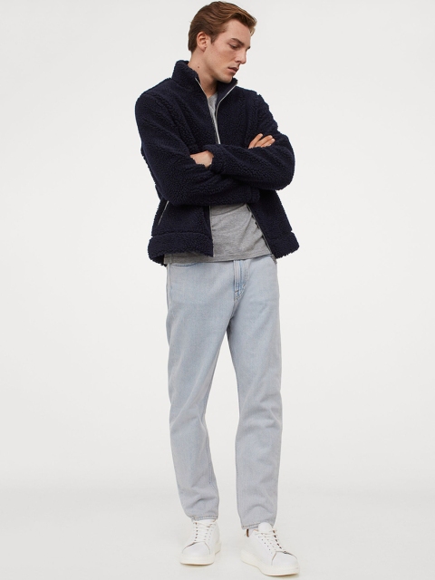 

H&M Men Blue Relaxed Tapered Jeans