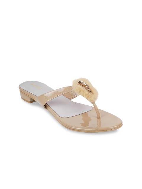 

Metro Women Beige Embellished Heels