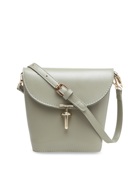 

MIO Borsa Olive Green Solid Sling Bag