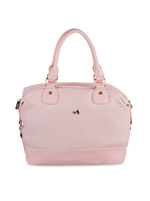 

Metro Pink Textured Handheld Bag