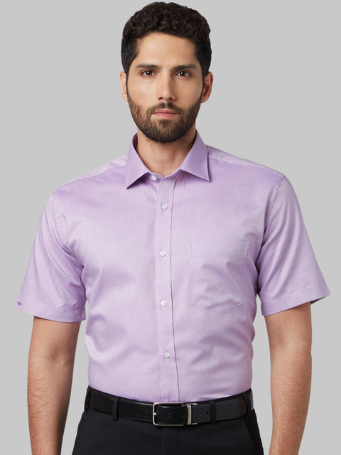 

Park Avenue Men Purple Regular Fit Solid Formal Shirt